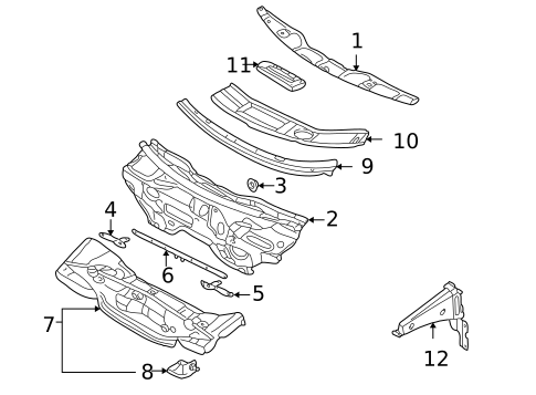 Cowl for 2003 Audi Allroad Quattro #0