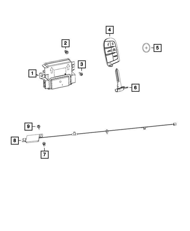 6510785AA - Electrical: Plastic Snap-in Nut for Mopar Image image