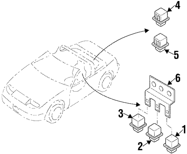 25230C996A - : Relay for Nissan Image