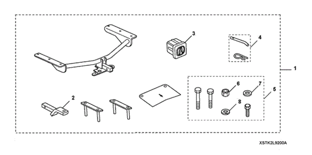 Trailer Hitch for 2008 Acura RDX #0