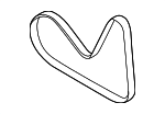 252122T000 - Cooling System: Serpentine Belt for Kia Image