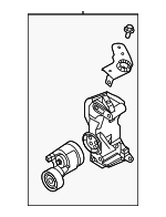 252802T001 - Cooling System: Belt Tensioner for Kia Image