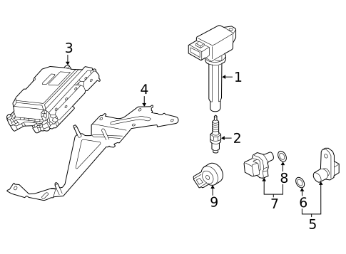 Ignition System for 2018 Mazda 3 #4