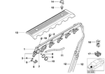 7119904517 - Fuel Preparation System: Hex Bolt with Washer for BMW Image