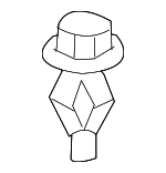 94853733 - Body: Upper Grille Retainer for Pontiac: Vibe Image