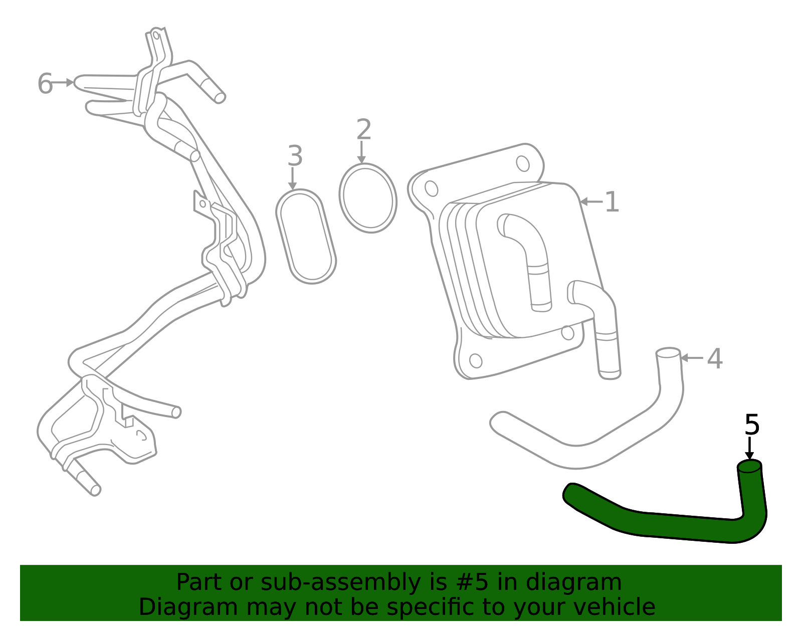 31070 Radiator 16297-31070 - Engine Coolant Hose 2021-2022 Toyota 4Runner | Longo ...
