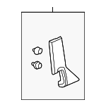 75600SCVA01ZA - : 2003-2011 Honda Element - Garnish R Center Pillar *NH70* (Flat Black) for Honda: Element Image