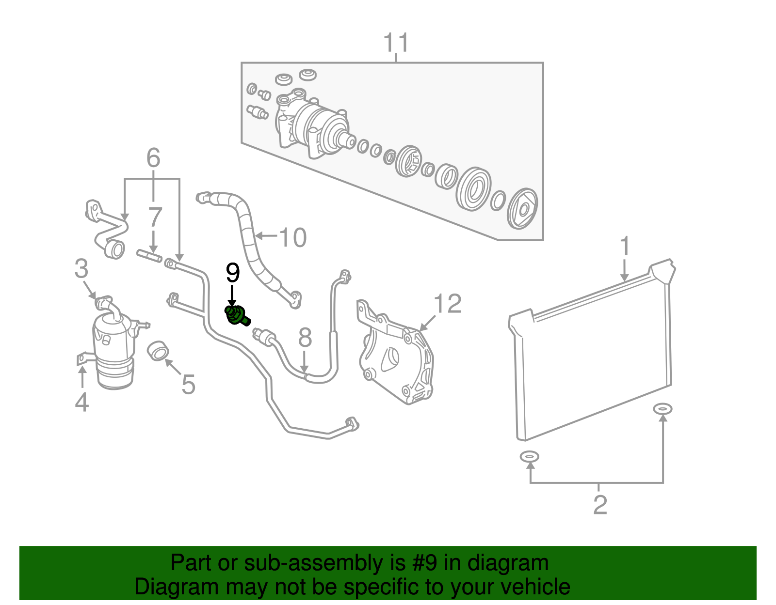 2007-2023 GM Air Conditioning Sensor 13587698 | Capital Chevy Parts