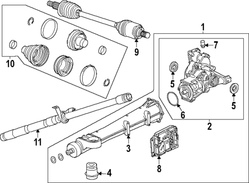 Axle & Differential for 2025 Chevrolet Equinox #0