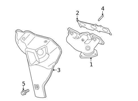 Exhaust Manifold for 2008 Jaguar X-Type #0