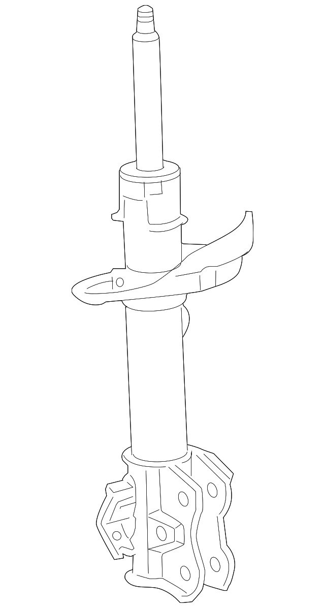51621-TX4-A01 - 2013-2015 Acura RDX - Shock Absorber Unit, L Front