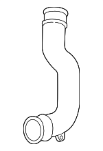 8J0145832E - Cooling System: Pressure Pipe for Audi: TT Quattro, TT RS Quattro, TTS Quattro Image