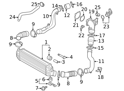 Intercooler for 2012 Audi TT RS Quattro #0
