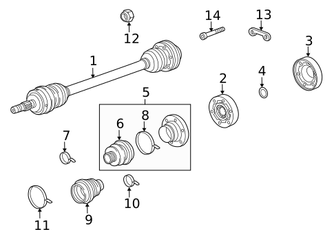 Drive Axles for 2011 Porsche 911 #1
