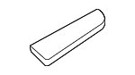 5E6Z7824100AAB - Body: Armrest Pad for Mercury: Mariner Image