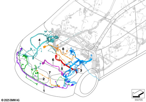 Scope of Repair Work Main Wiring Harness for 2024 Mini Countryman SE ALL4 #0