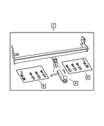 82401197 - Mopar Accessories - Component Parts: Trailer Tow Ball Kit for Mopar Image