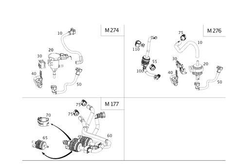 Evaporative Emission Control System for 2017 Mercedes-Benz E43 AMG #0