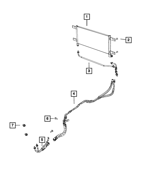 Transmission Oil Cooler and Lines for 2020 Ram 2500 #0