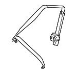 46386055009C943D53 - Electrical: Center Belt Assembly for Mercedes-Benz Image