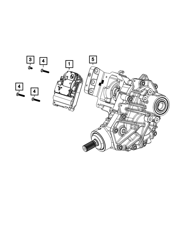 68224123AC - Electrical: Transfer Case Bolt for Mopar Image image