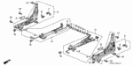 81261SK7005 - Interior/Bumper: CAP, SLIDE RAIL END for Honda Image