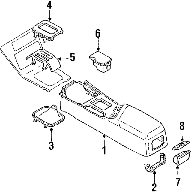 9693540F10 - : Shift Boot for Nissan Image