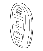 3717257L21 - : 2010-2013 Suzuki - Keyless Entry Transmitter for Suzuki: Grand Vitara, Kizashi Image