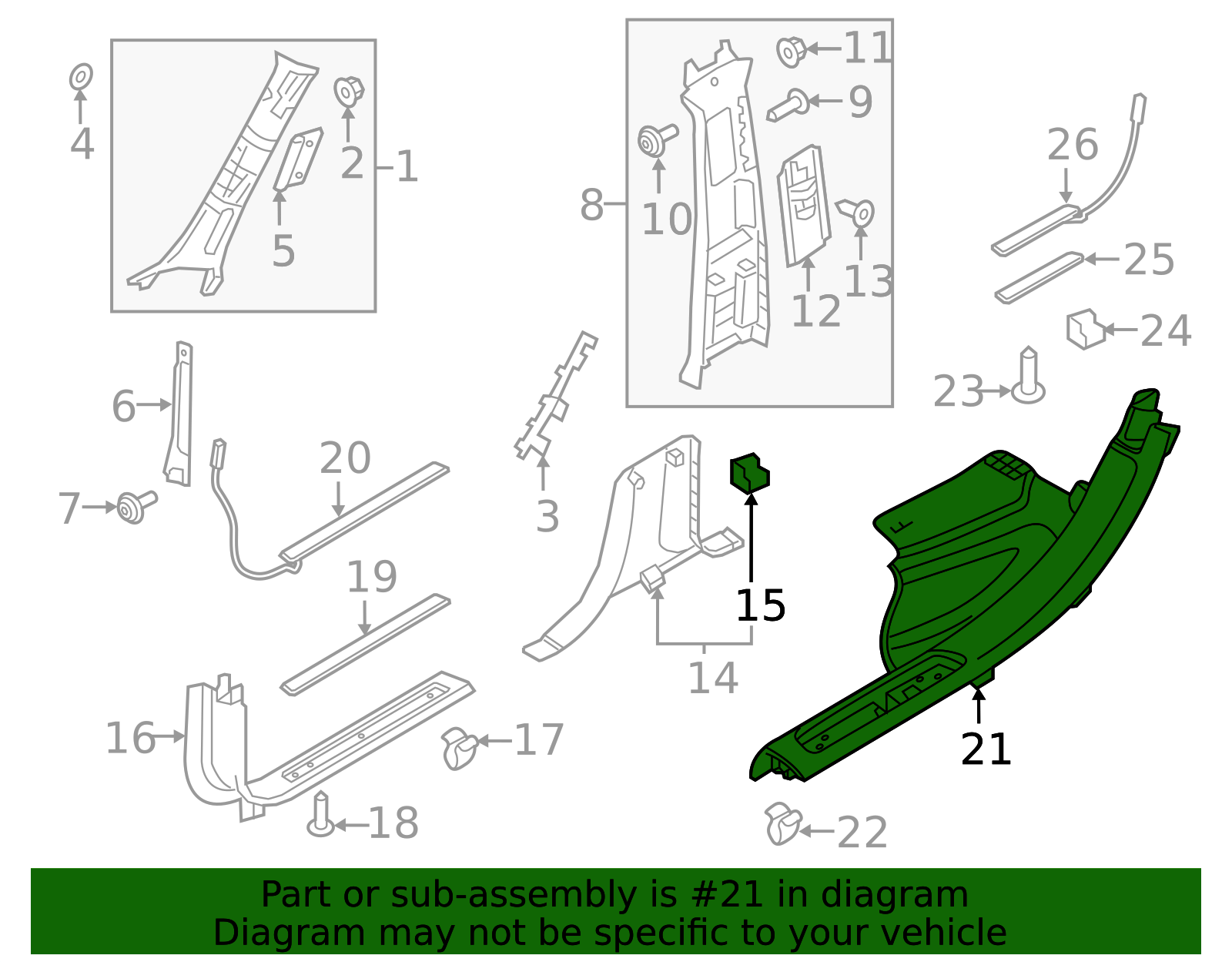2018-2025 Volvo S90 Rear Sill Plate - Driver's Side (LH) 39844933 ...