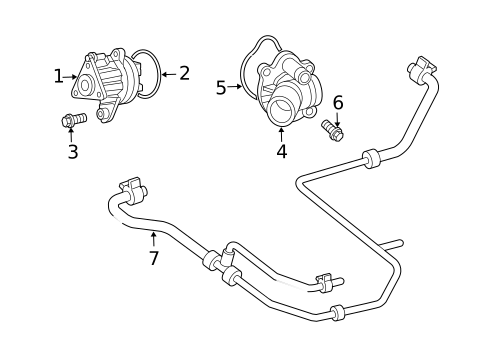 Water Pump for 2009 Mazda B2300 #0