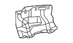 2546807203 - Exhaust: Exhaust Muffler Heat Shield for Mercedes-Benz Image