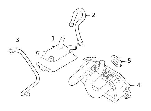 Trans Oil Cooler for 2010 Volvo C30 #0