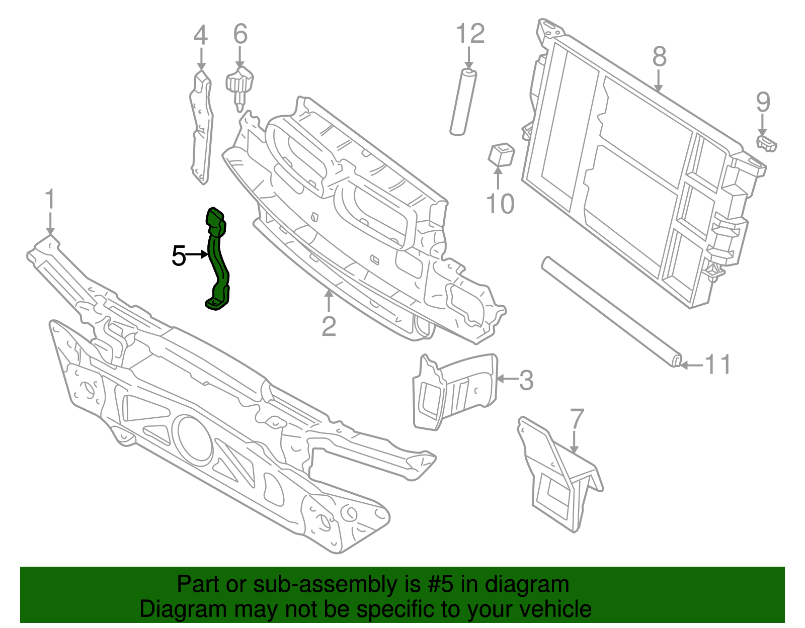 Air Duct Link - BMW (51718174857)