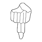 51718190602 - Body: Air Duct Clamp for BMW: 740i, 740iL, 750iL Image