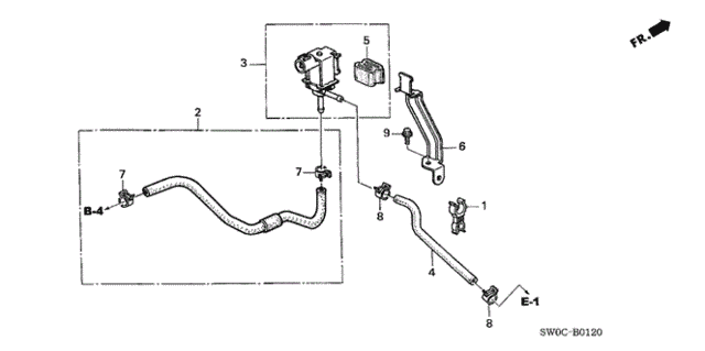 Purge Control Solenoid Valve for 2004 Acura NSX #0