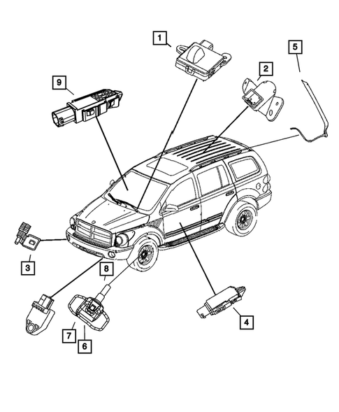 Sensors for 2008 Chrysler Aspen #0