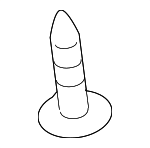 BC1D58762 - Body: Insulator Fastener for Mazda: 2, 3, 5, 6, 626, 929, CX-3, CX-5, CX-7, CX-9, Miata, Millenia, MPV, MX-5 Miata, Protege, Protege5, RX-7, RX-8 Image