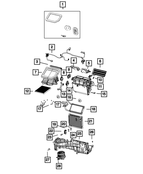 Air Conditioner and Heater Units for 2021 Jeep Wrangler #0