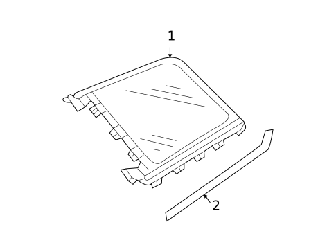 Glass & Hardware for 2007 Audi A4 Quattro #1