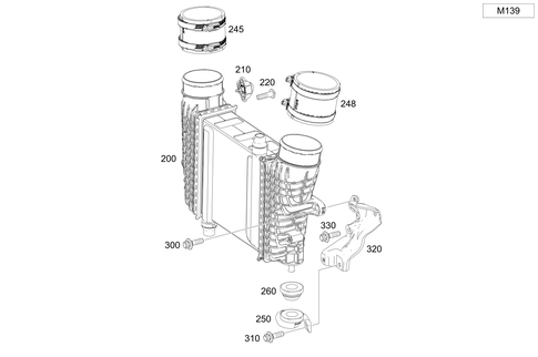 Charge Air Cooling for 2025 Mercedes-Benz CLA45 AMG S #0
