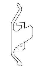 34116799386 - Brakes: Caliper Clip for BMW: 528i, 535d, 535d xDrive, 535i, 535i xDrive, 640i, 640i Gran Coupe, 640i xDrive, 640i xDrive Gran Coupe, ActiveHybrid 5 Image