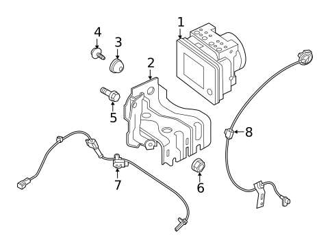 ABS Components for 2014 Mazda CX-5 #0