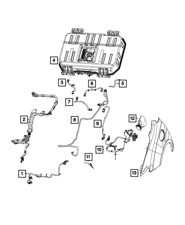 68488189AB - Electrical: Hybrid Battery Kit for Mopar Image image