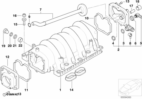 Intake Manifold for 2002 BMW X5 4.6is #0