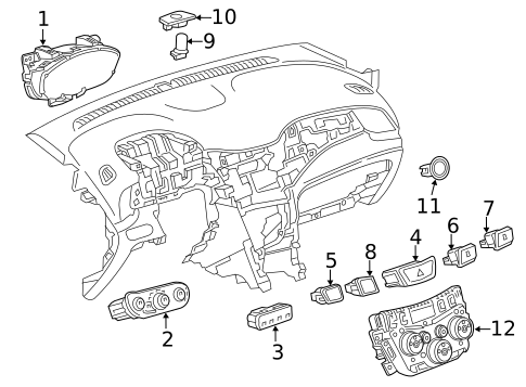 Controls for 2020 Chevrolet Trax #0