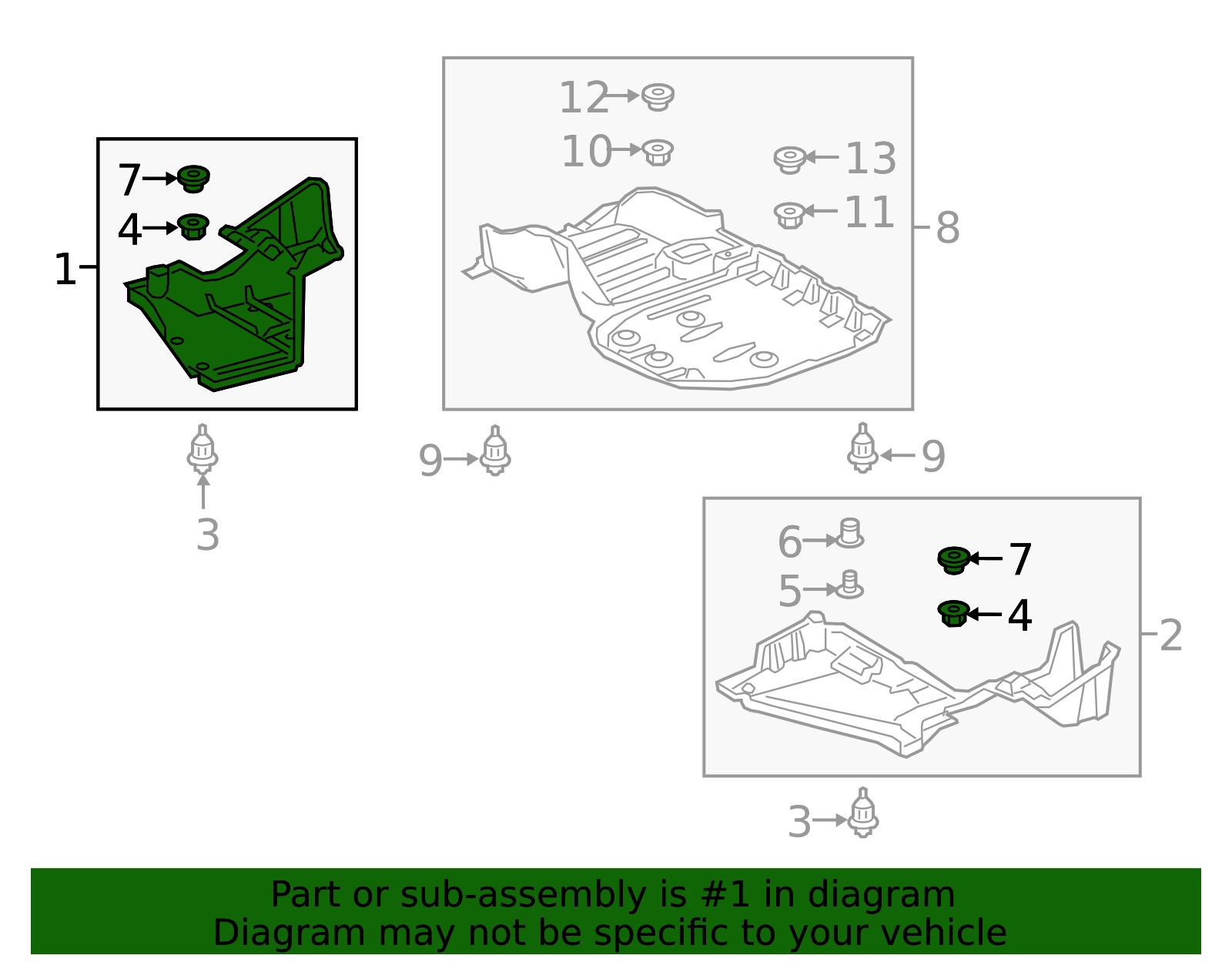 58398-06160 - Floor Pan Splash Shield 2018-2025 Toyota Camry
