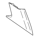 51437470398 - Body: Quarter Pillar Trim for BMW: X3 Image