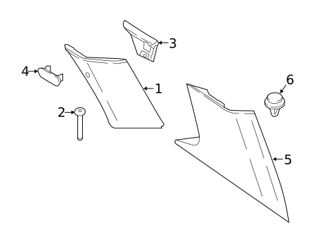 Interior Trim - Quarter Panels for 2022 BMW X3 #0