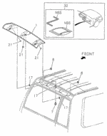8943594492 - Body/Air Conditioning: DEFLECTOR ASSY., AIR for Acura Image