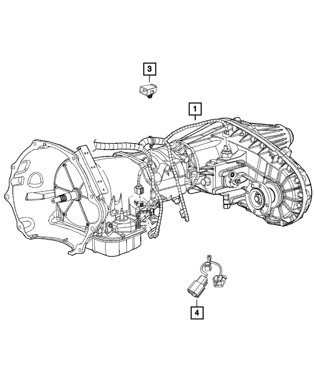 68237862AC - Electrical: Transmission Wiring for Mopar Image image